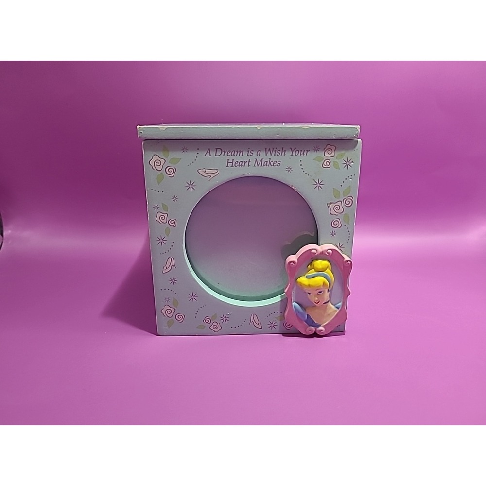 Disney Princess Cinderella Photo‎ cube and trinket box  Enesco